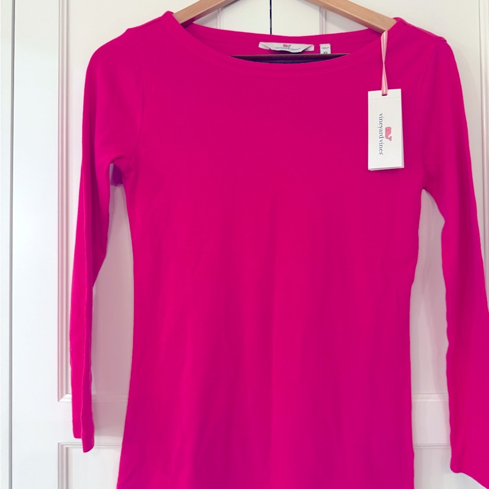 Vineyard Vines Women's Hot Pink Top.  NWT Size XS